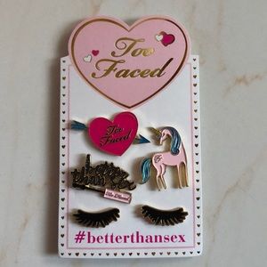 Too Faced better than sex mascara pins